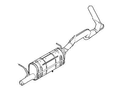 Ford 6C3Z-5230-E Muffler