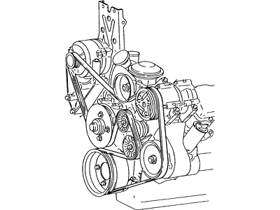 Ford F2UZ-8620-L Serpentine Belt