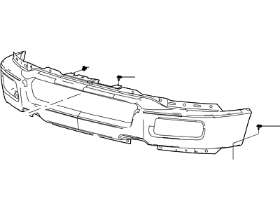 Ford 4L3Z-17757-BA Bumper