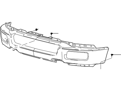 Ford 4L3Z-17757-AACP Bumper Assembly - Front