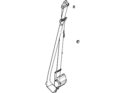 Ford 9C2Z-37611B09-AB Seat Belt Assembly