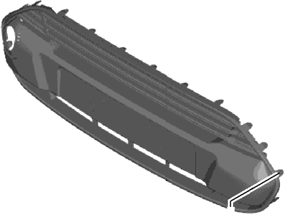 Ford DT1Z-17E810-A Center Grille