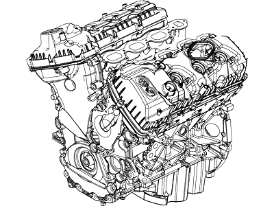 Ford DL3Z-6006-A Engine