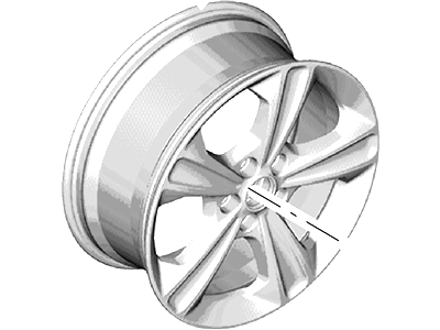 Ford CJ5Z-1007-A Wheel, Alloy