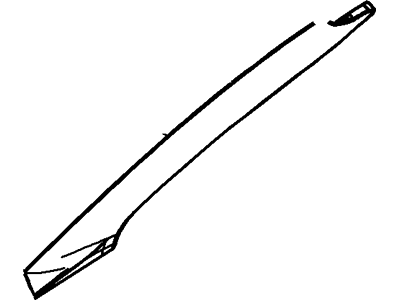Ford 6W7Z-5403598-AAB Weatherstrip Pillar Trim