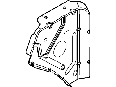 Ford 3C2Z-10769-AA Battery Tray Brace