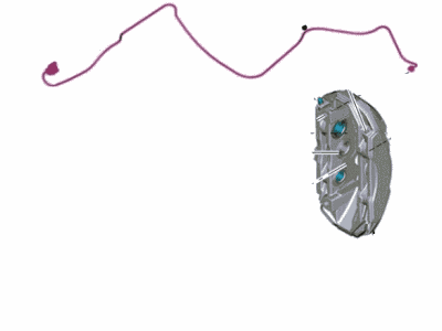 Ford HG7Z-2B120-A Caliper Assembly - Brake - Less Pad