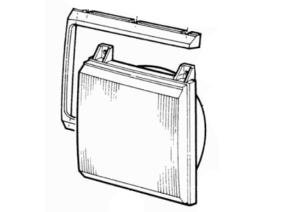 Ford E7TZ13007D Headlamp Body