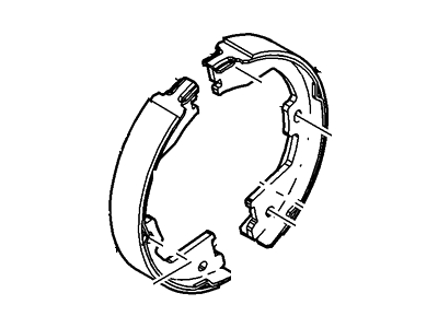 Ford DC3Z-2648-A Park Brake Shoes