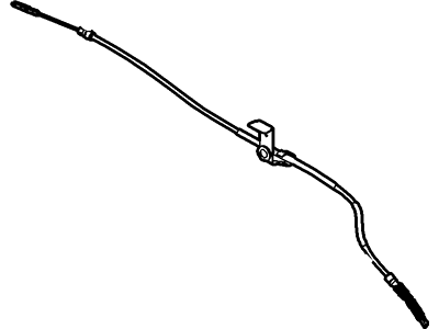 Ford 1C2Z-2A635-AA Rear Cable