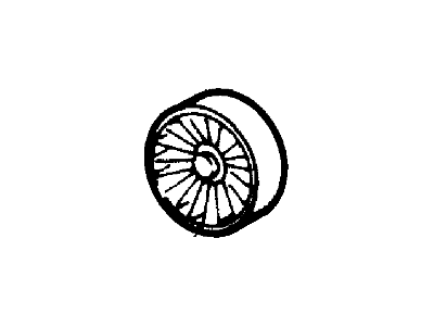 Ford F4DZ-6C348-A Serpentine Idler Pulley