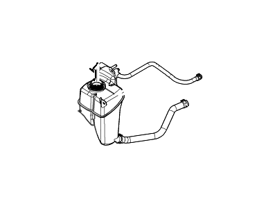 Ford XW4Z-8A080-AA Tank Assembly - Radiator Overflow