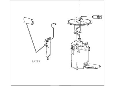 Ford 8L8Z-9H307-C Sender And Pump Assembly