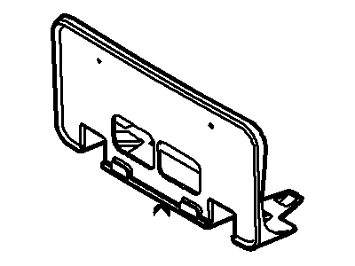Ford 8C3Z-17A385-A License Bracket