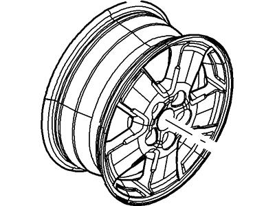 Ford 8L8Z-1007-G Wheel, Alloy