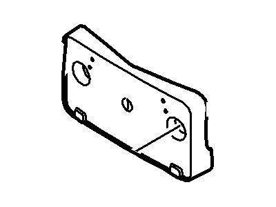 Ford BA1Z-17A385-A License Bracket