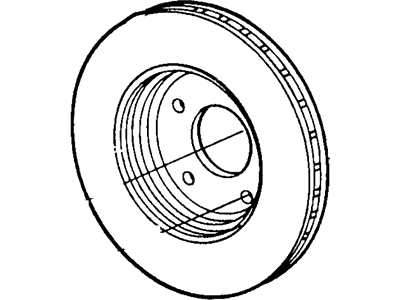 Ford YF1Z-1V125-AA Rotor