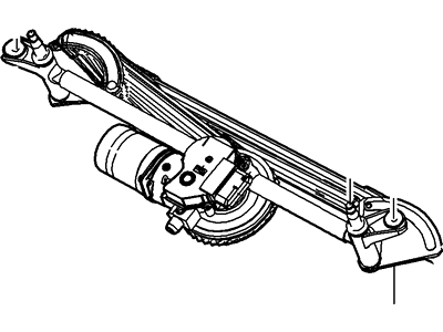 Ford BT4Z-17508-B Motor & Linkage