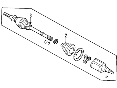 Ford YL8Z-3A331-BA Inner Boot