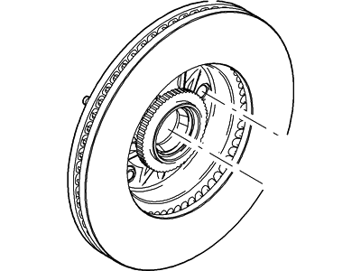 Ford 4C2Z-1102-AA Hub Assembly - Wheel