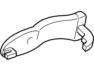 Ford 2T2Z-7822404-BAPTM Handle, Outside