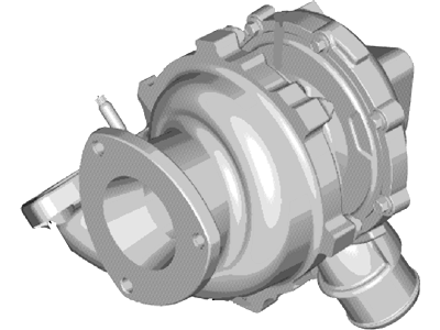 Ford BK3Z-6K682-A Turbocharger Assembly