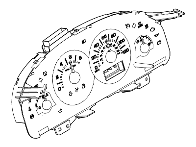 Ford 5L8Z-10849-BA Instrument Cluster