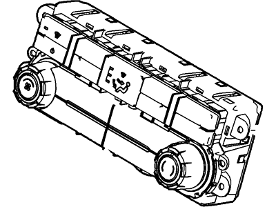 Ford BC3Z-18549-B Control Assembly - Heater