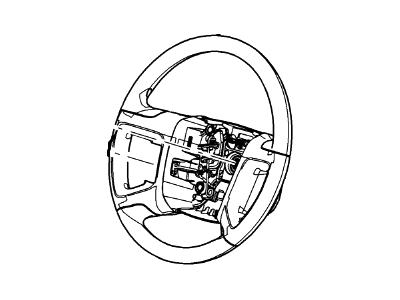 Ford 8L8Z-3600-AR Steering Wheel Assembly