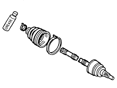 Ford F7CZ-3B437-BB Outer Joint Assembly