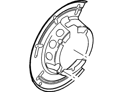 Ford 6C3Z-2K004-B Mud Shield