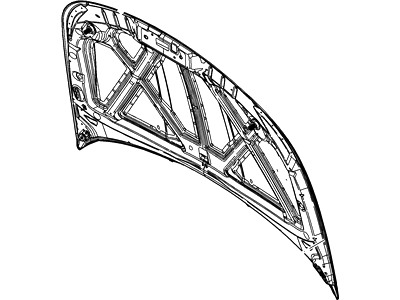Ford 8S4Z-16612-A Hood