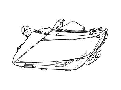 Ford BA1Z-13008-A Composite Assembly