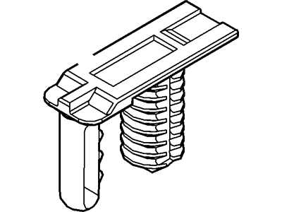 Ford YS4Z-13A506-AA Washer Hose Clip
