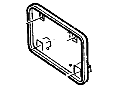 Ford E5ZZ-17A385-A License Bracket