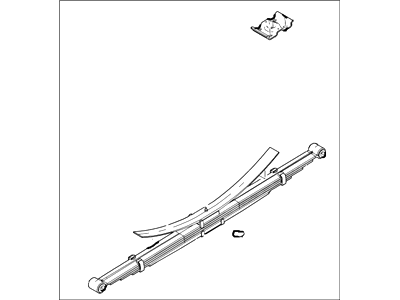 Ford BC3Z-5560-J Leaf Spring