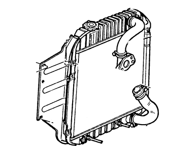 Ford E7TZ-8005-D Radiator