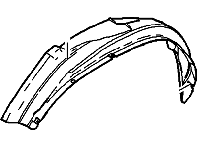 Ford 4C2Z-16102-AA Fender Liner