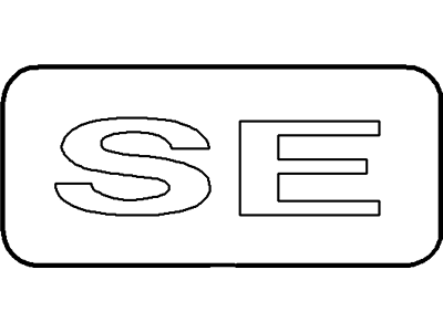 Ford 5S4Z-5442528-BA Nameplate