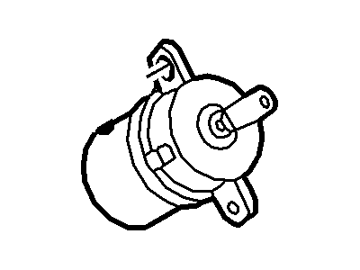 Ford YL8Z-18A318-AA Vacuum Motor