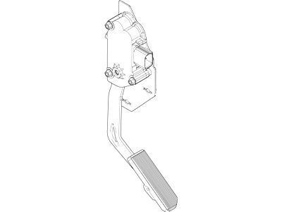 Ford BC2Z-9F836-B Pedal Travel Sensor