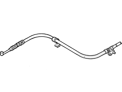 Ford F4CZ2A635C Rear Cable