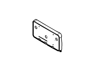 Ford 7L1Z-17A385-AA License Bracket