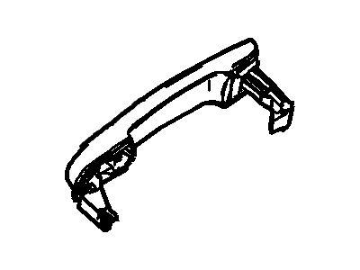 Ford DG1Z-5422404-BAPTM Handle, Outside