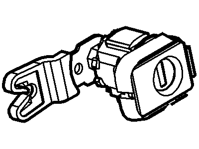 Ford 6W3Z-5421991-A Lock Cylinder Assembly