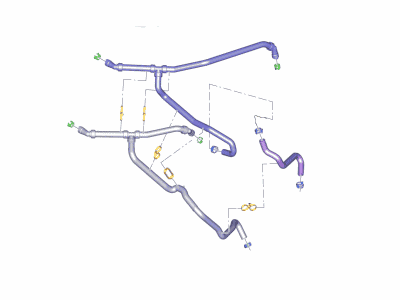 Ford FL3Z-18472-K Hose - Heater Water