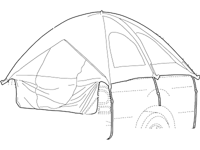 Ford VAL3Z-99000C38-B Sportz Tent