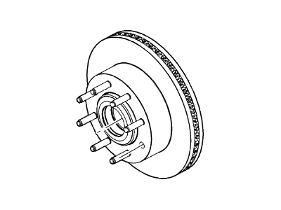 Ford HC3Z-1102-A Hub Assembly - Wheel