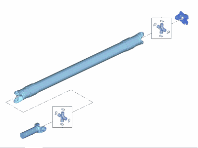 Ford HC3Z-4602-R Drive Shaft