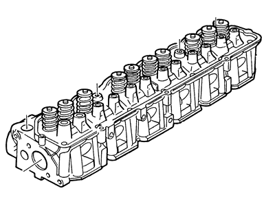 Ford E7TZ-6V049-LRM Cylinder Head